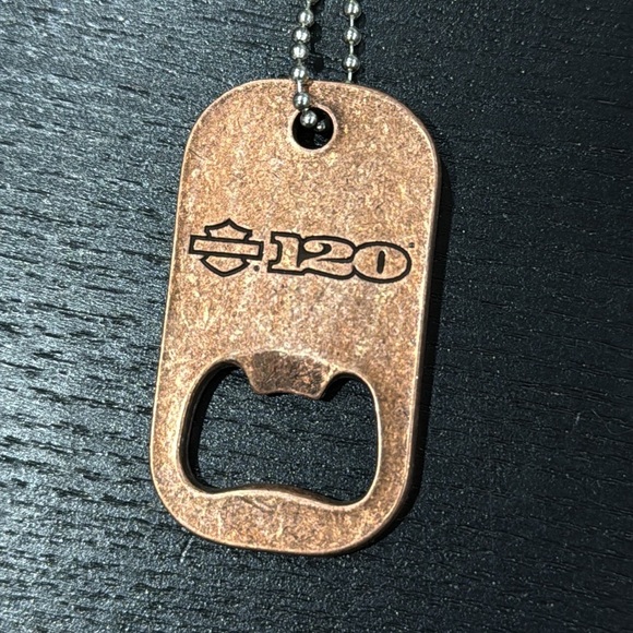 Harley-Davidson 120th Anniversary Bottle Opener Necklace - Picture 4 of 6